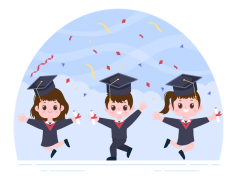 Kids Graduation, Celebration, Milestone, Cap And Gown, Ceremony PNG
