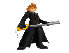 Kingdom Hearts Roxas, Sora, Heartless, Twilight Town, Dual Wielding PNG