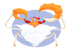 Kingler Pokemon, Shellfish, Pinchers, Water Type, Strong Defense PNG
