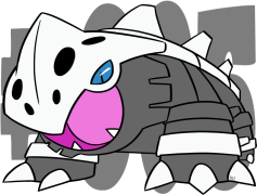 Lairon Pokemon, Evolution Stage, Steel Type, Iron Armor, Bipedal Creature PNG