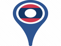 Laos Flag, Flag Representation, Historical Significance, Patriotic Emblem, Red Blue White PNG