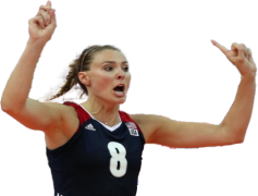 Lauren Gibbemeyer, Team Player, Competitive Spirit, Athlete Inspiration, Volleyball Star PNG
