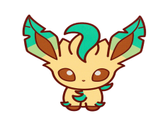 Leafeon Pokemon, Friendship, Leaf Blade, Leafy, Grass Type PNG