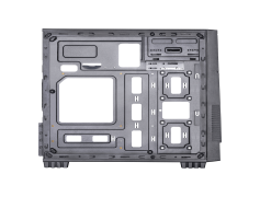 LED CPU Cabinet, RGB Gaming Cabinet, Sleek Hardware Shell, Modern Computer Case, Efficient Cooling System PNG