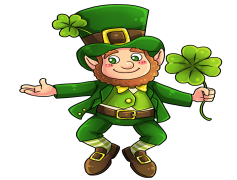Leprechaun Vector, Irish Folklore, Green Attire, Mythical Creature, Lucky Charm PNG