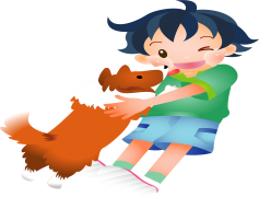 Little Boy And Dog, Playful, Loyalty, Nature, Joyful PNG