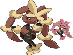 Lopunny Pokemon, Cuteness, Bipedal, Agile, Soft Fur PNG