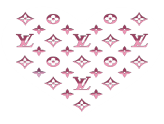 Lv Pattern, Stylish Motif, Contemporary Pattern, Chic Theme, Elegant Print PNG