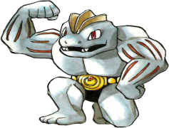 Machoke Pokemon, Trainer Battle, Fighting Type, Physical Power, Strong Muscle PNG