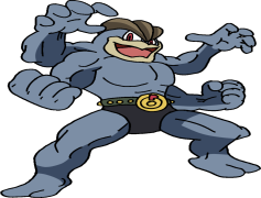Machoke Pokemon, Training Partner, Pokémon League, Fighting Type, Muscle Power PNG