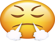 Mad Emoji, Irritated Icon, Fuming Emoticon, Furious Expression, Annoyed Representation PNG