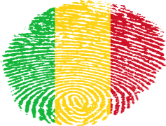 Mali Flag, Horizontal Stripes, Green, Symbolic Colors, Yellow PNG