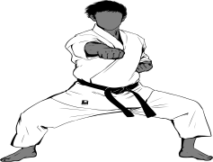 Martial Karate Male Fighter, Karate Champion, Male Combatant, Self-Defense Expert, Martial Arts PNG