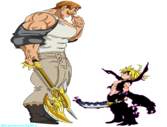 Meliodas, Captain, Sword, Dragon, Power PNG