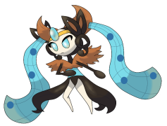 Meloetta Pokemon, Pirouette Forme, Psychic, Aria Forme, Normal PNG