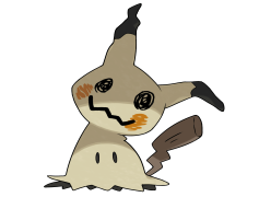 Mimikyu Pokemon, Pikachu Costume, Mysterious Aura, Disguise, Cute Appearance PNG