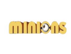 Minions Logo, Bright, Cartoon, Animated, Characters PNG