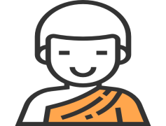 Monk, Wisdom, Peace, Solitude, Meditation PNG