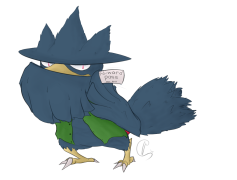 Murkrow Pokemon, Shadowy Presence, Trickster Abilities, Mischievous Crow, Dark Type PNG