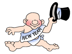 New Year Baby, Joyful, Celebration, Festivity, Fresh Start PNG