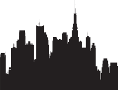 New York Skyline Landscape, Iconic Landmarks, Cityscape, River View, Skyscrapers PNG