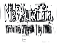 Nier Automata Logo, Video Game, Post-Apocalyptic, Action RPG, Androids PNG