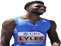 Noah Lyles, Track Star, Sprinting Champion, Olympian, World Record Holder PNG
