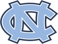North Carolina Tar Heels Logo, University Branding, Chapel Hill Pride, Carolina Blue, Iconic Symbol PNG