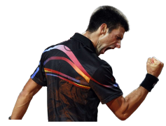 Novak Djokovic, Competitive Spirit, Serbian Athlete, World Number One, Tennis Champion PNG