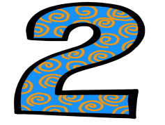 Number 2, Vector, Symbol, Element, Graphic PNG