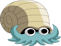 Omanyte Pokemon, Ancient, Fossil, Shell, Cephalopod PNG