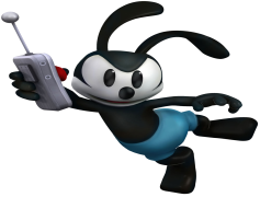Oswald The Lucky Rabbit, Cartoon Character, Lucky Rabbit, Iconic Figure, Disney Creation PNG