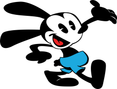 Oswald The Lucky Rabbit, Lucky Charm, Disney Creation, 1920s Classic, Cartoon Icon PNG