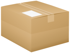 Packed Cardboard Box, Craft Material, Moving Supplies, Storage Solution, Parcel Packaging PNG