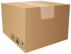 Packed Cardboard Box, Storage Solution, Packing Material, E-Commerce Shipping, Cardboard Packaging PNG