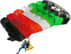 Parachuting, Adventure, Aerial, Thrill, Sport PNG