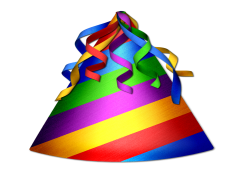 Party Birthday Hat, Joyful Cap, Celebration Accessory, Event Decoration, Festive Headgear PNG