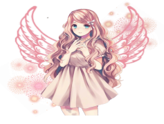 Pastel Anime Girl, Cute Character, Soft Colors, Dreamy Vibes, Kawaii Style PNG