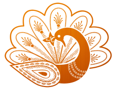 Peacock Logo, Artistic Representation, Nature Inspired, Stylish Motif, Colorful Crest PNG