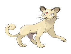 Persian Pokemon, Prowling Predator, Dark Type, Agile Hunter, High Speed PNG
