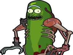 Pickle Rick, Adventure, Humor, Family, Survival PNG