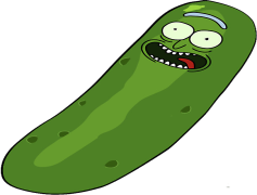 Pickle Rick, Transformation, Chaos, Survival, Adventure PNG