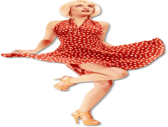 Pin Up, Fashion, Vintage, Illustration, Girl PNG