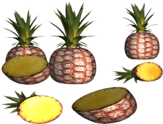 Pineapple, Juicy, Healthy, Refreshing, Fruit PNG