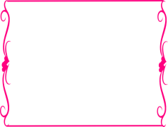 Pink Border, Stylish Edging, Feminine Outline, Decorative Frame, Soft Hue PNG