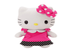 Pink Kitty, Cute, Playful, Cartoon, Feline PNG
