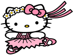 Pink Kitty, Fun, Playful, Cartoon, Whimsical PNG