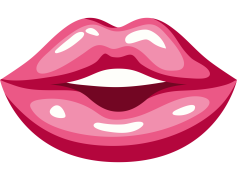 Pink Lips, Smooth Texture, Seductive Look, Beauty Essential, Vibrant Hue PNG