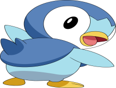 Piplup, Evolution, Sinnoh, Penguin, Water-Type PNG