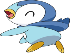 Piplup, Water-Type, Empoleon, Sinnoh Region, Penguin Pokémon PNG